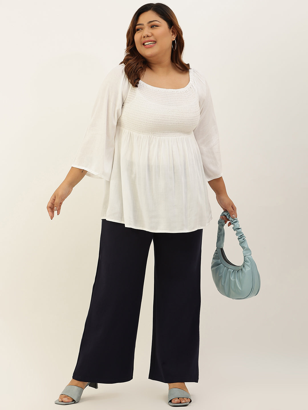 Plus Size A-Line Bobbin Party Wear Top