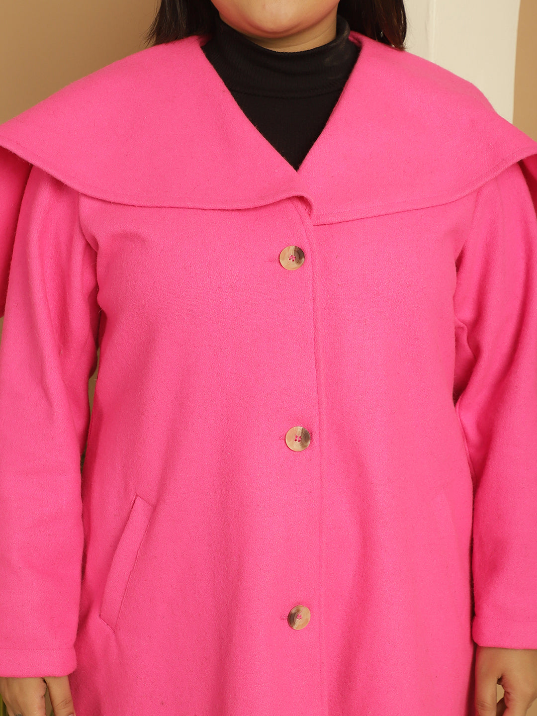 Women Single-Breasted Overcoat