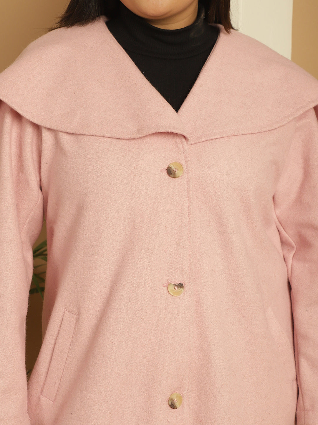 Women Single-Breasted Overcoat