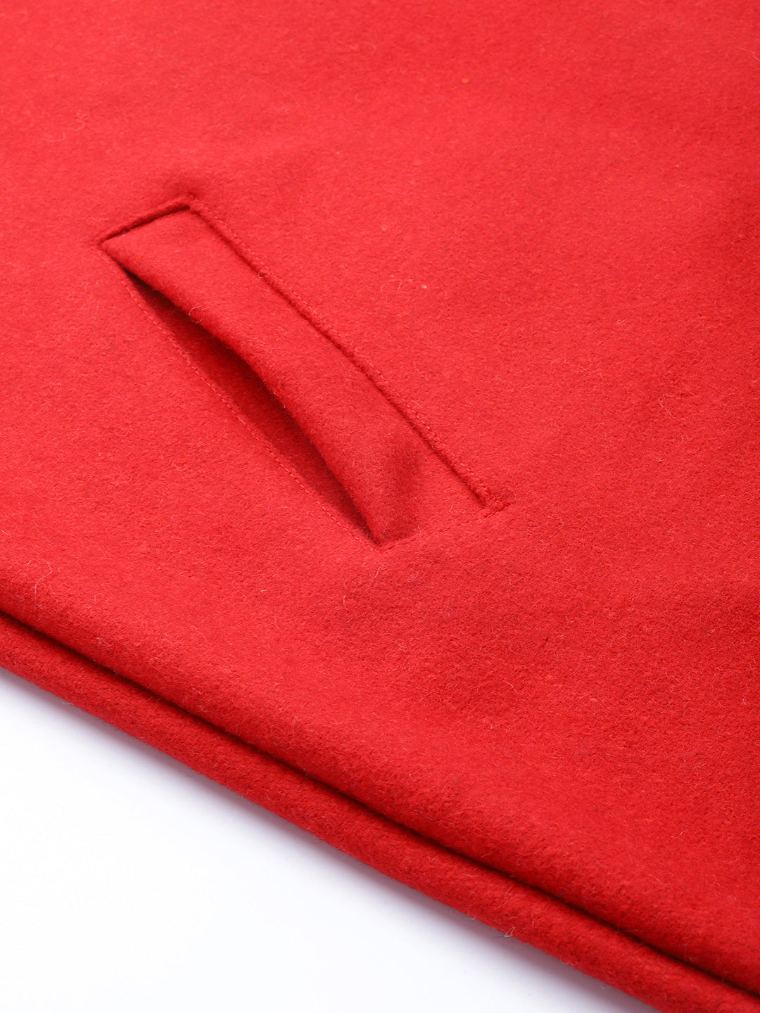 Notched Lapel Longline Overcoat
