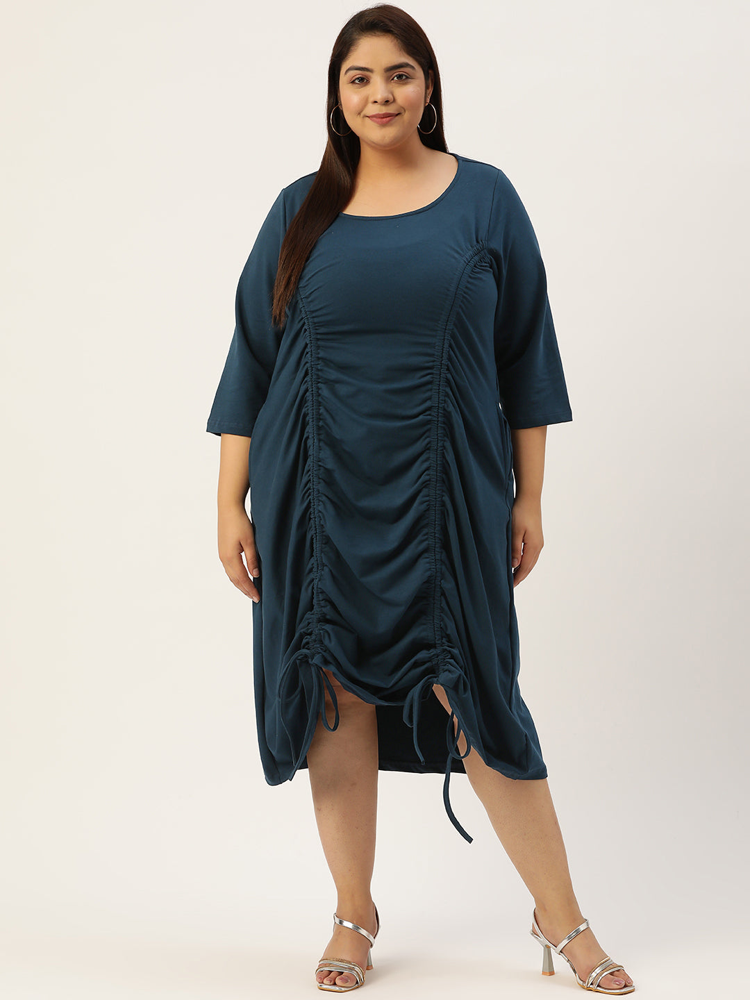 Plus Size A-Line Knitted Dress