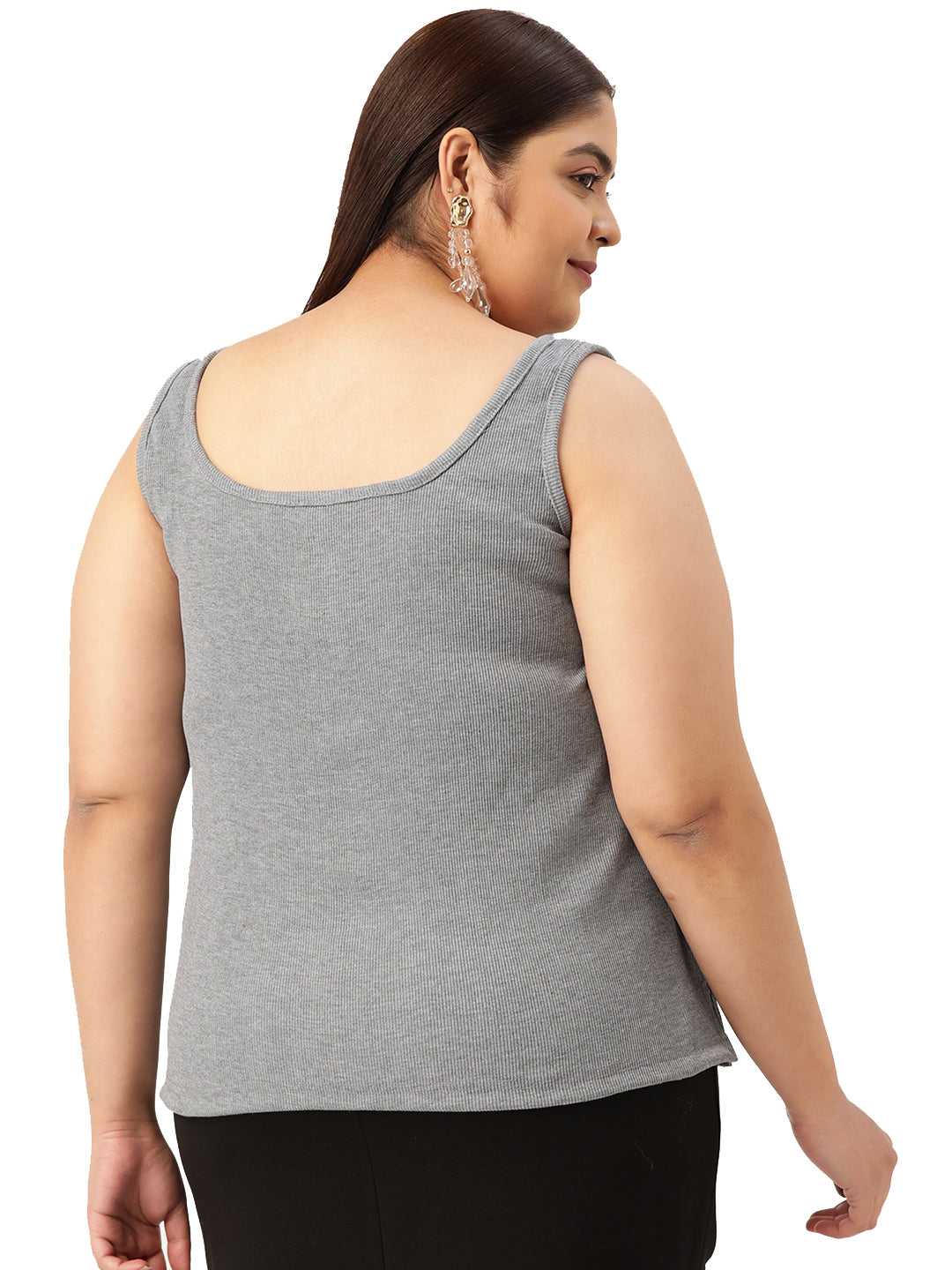 Plus Size Cotton Rib Camisole
