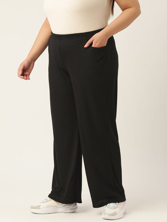 Voguish Plus Size Women’s Western Wear Trouser