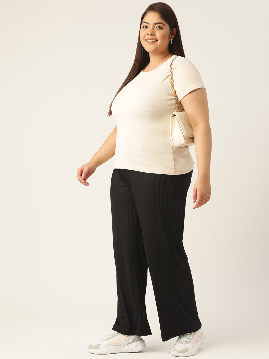 Voguish Plus Size Women’s Western Wear Trouser
