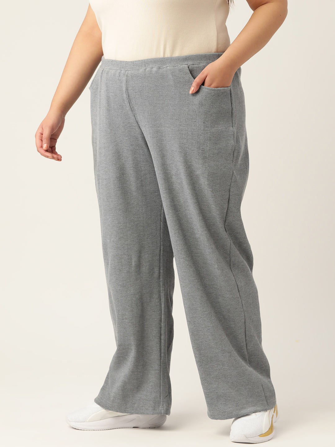 Voguish Plus Size Women’s Western Wear Trouser