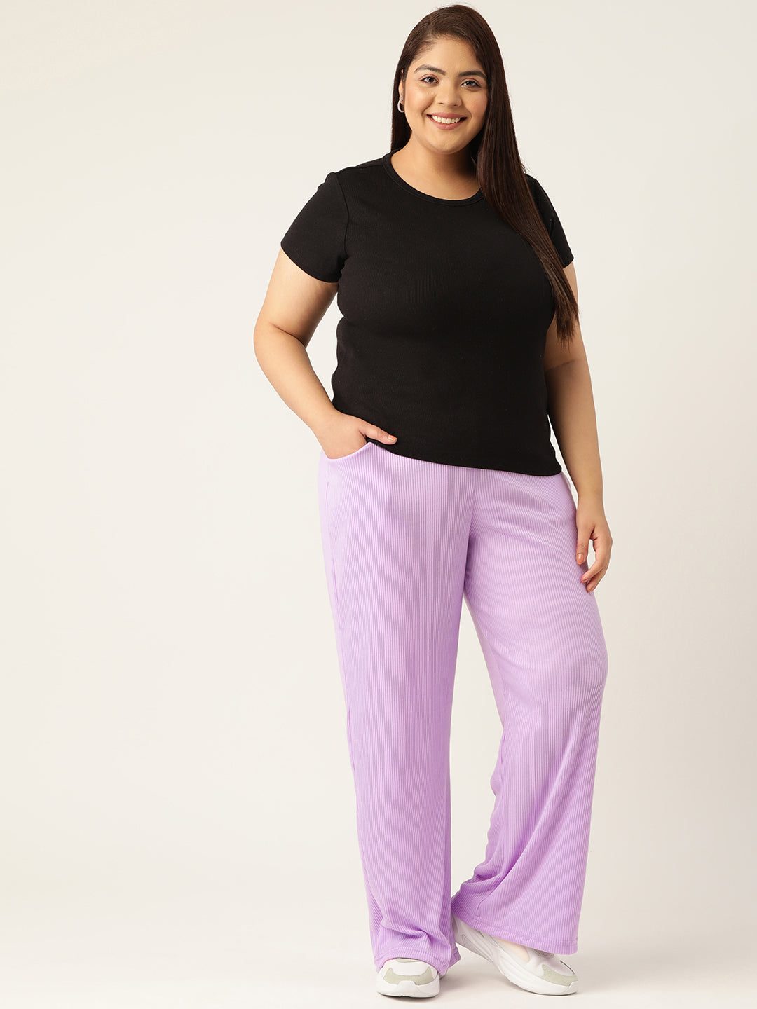 Voguish Plus Size Women’s Western Wear Trouser
