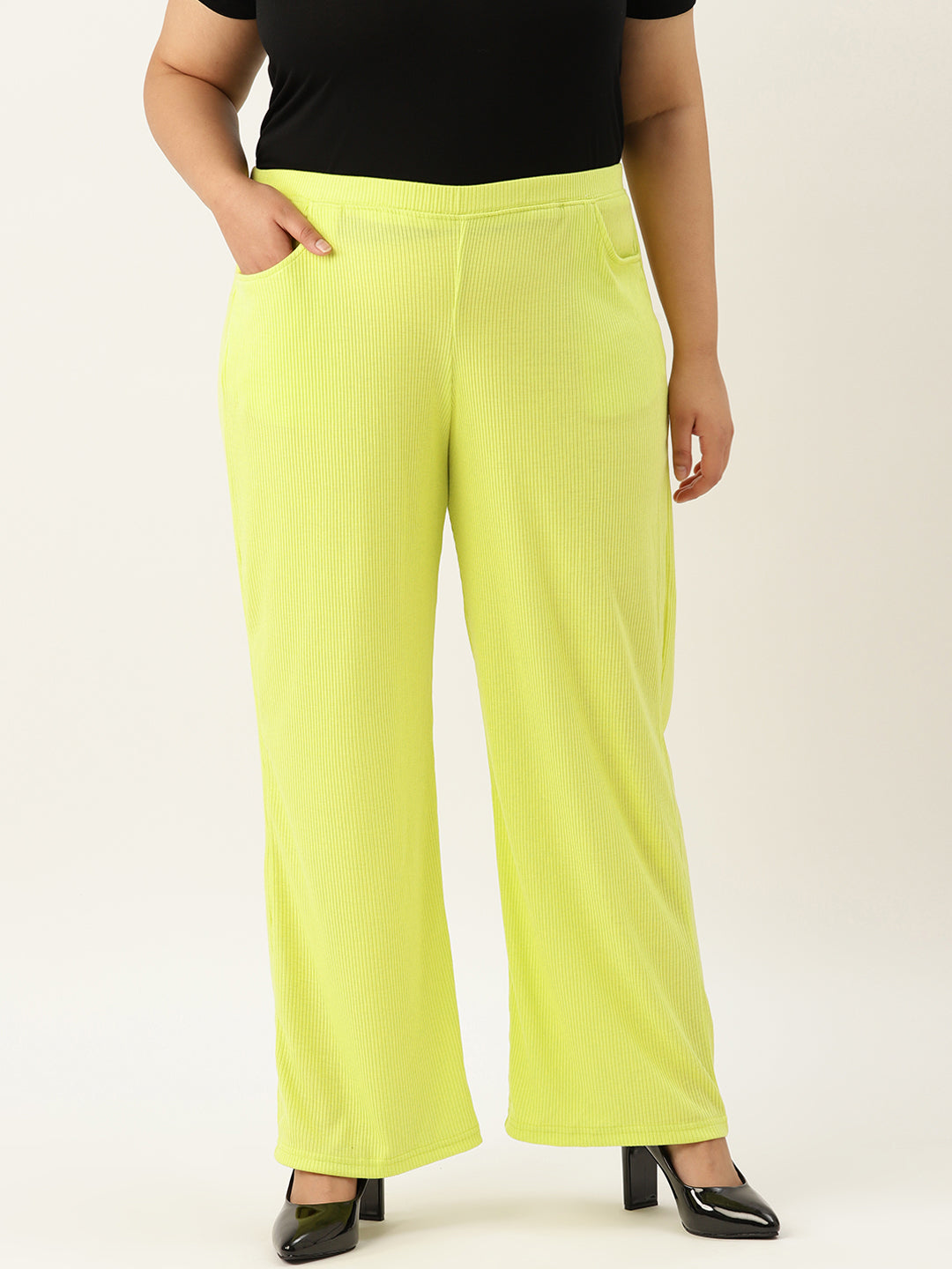 Voguish Plus Size Women’s Western Wear Trouser