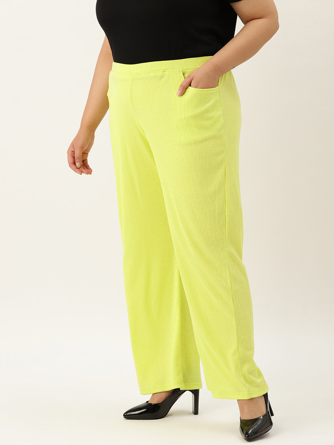 Voguish Plus Size Women’s Western Wear Trouser
