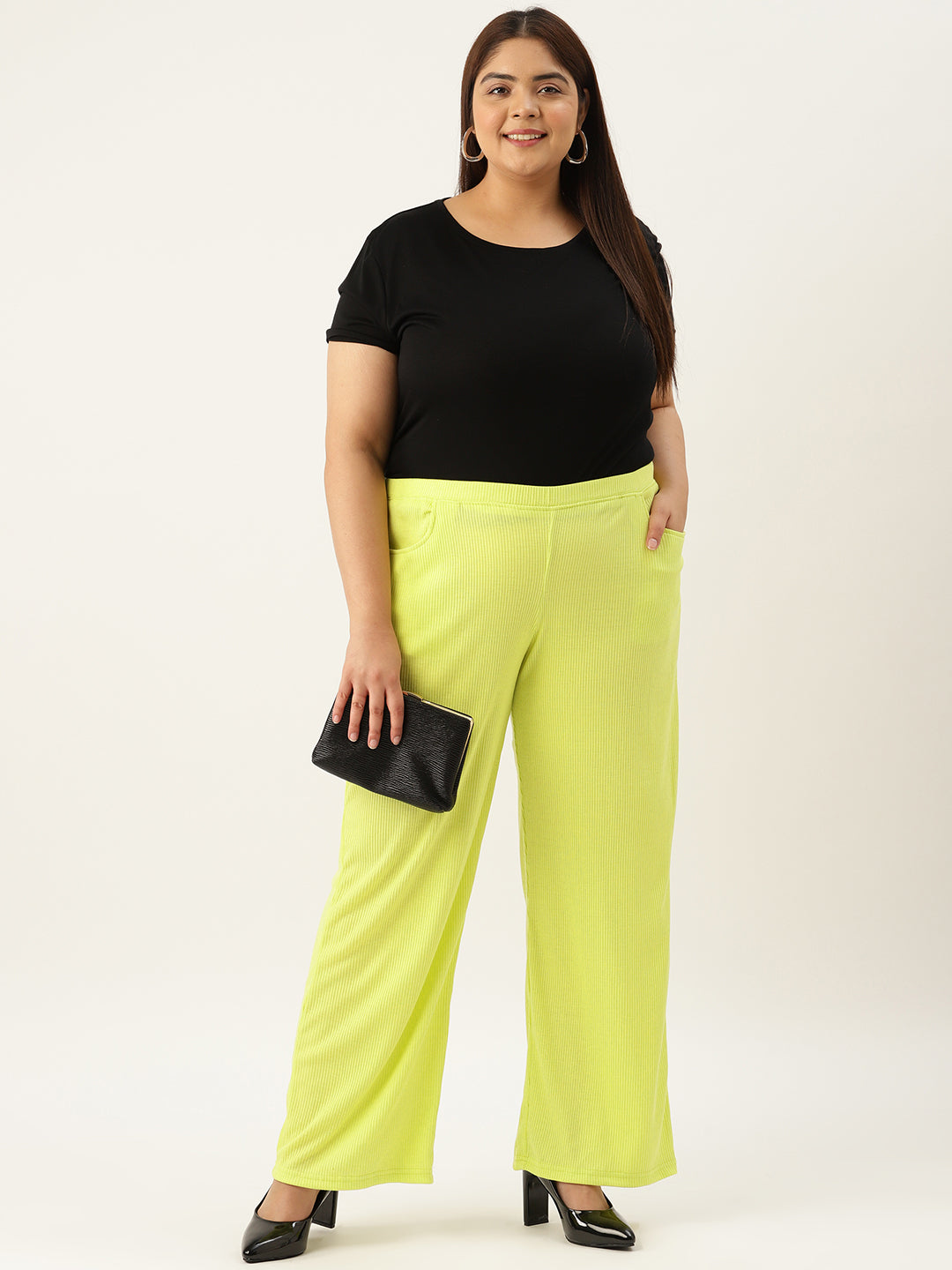 Voguish Plus Size Women’s Western Wear Trouser