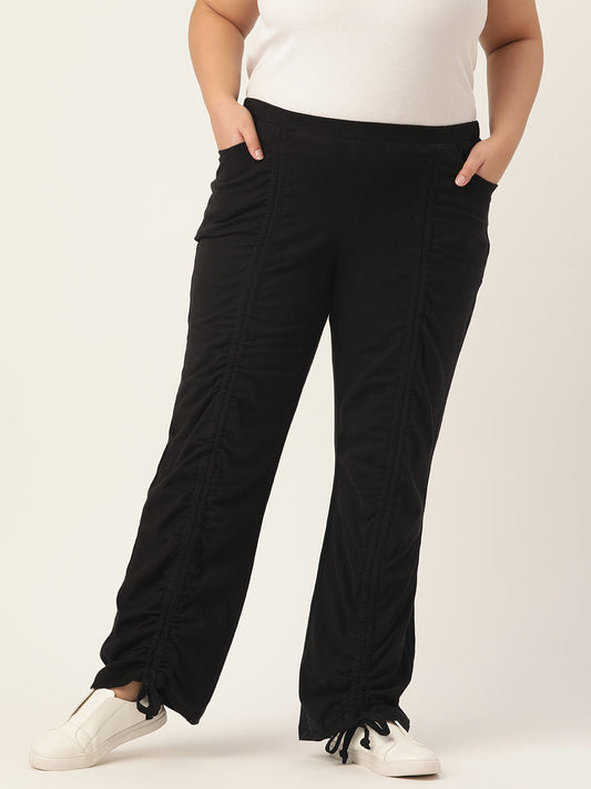 Voguish Plus Size Women’s Western Wear Trouser