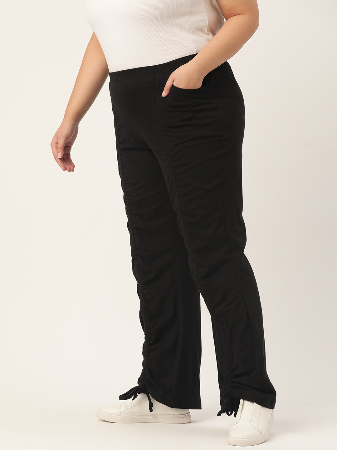 Voguish Plus Size Women’s Western Wear Trouser