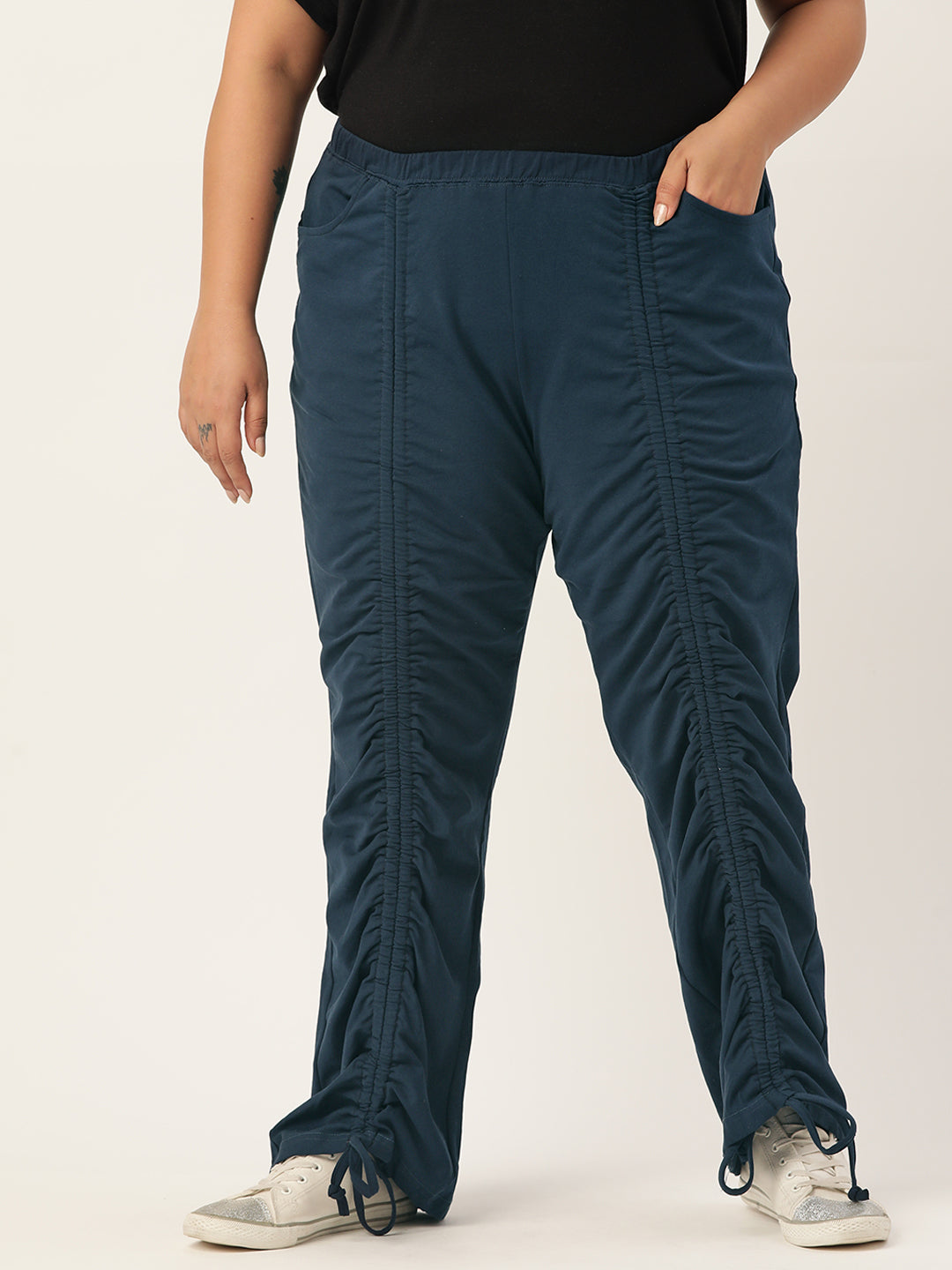 Voguish Plus Size Women’s Western Wear Trouser