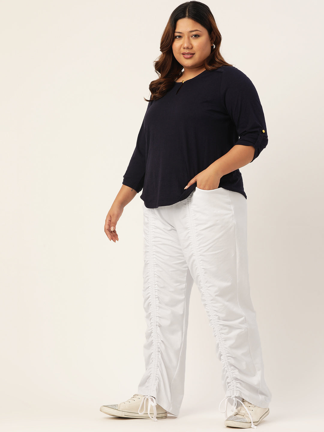 Voguish Plus Size Women’s Western Wear Trouser