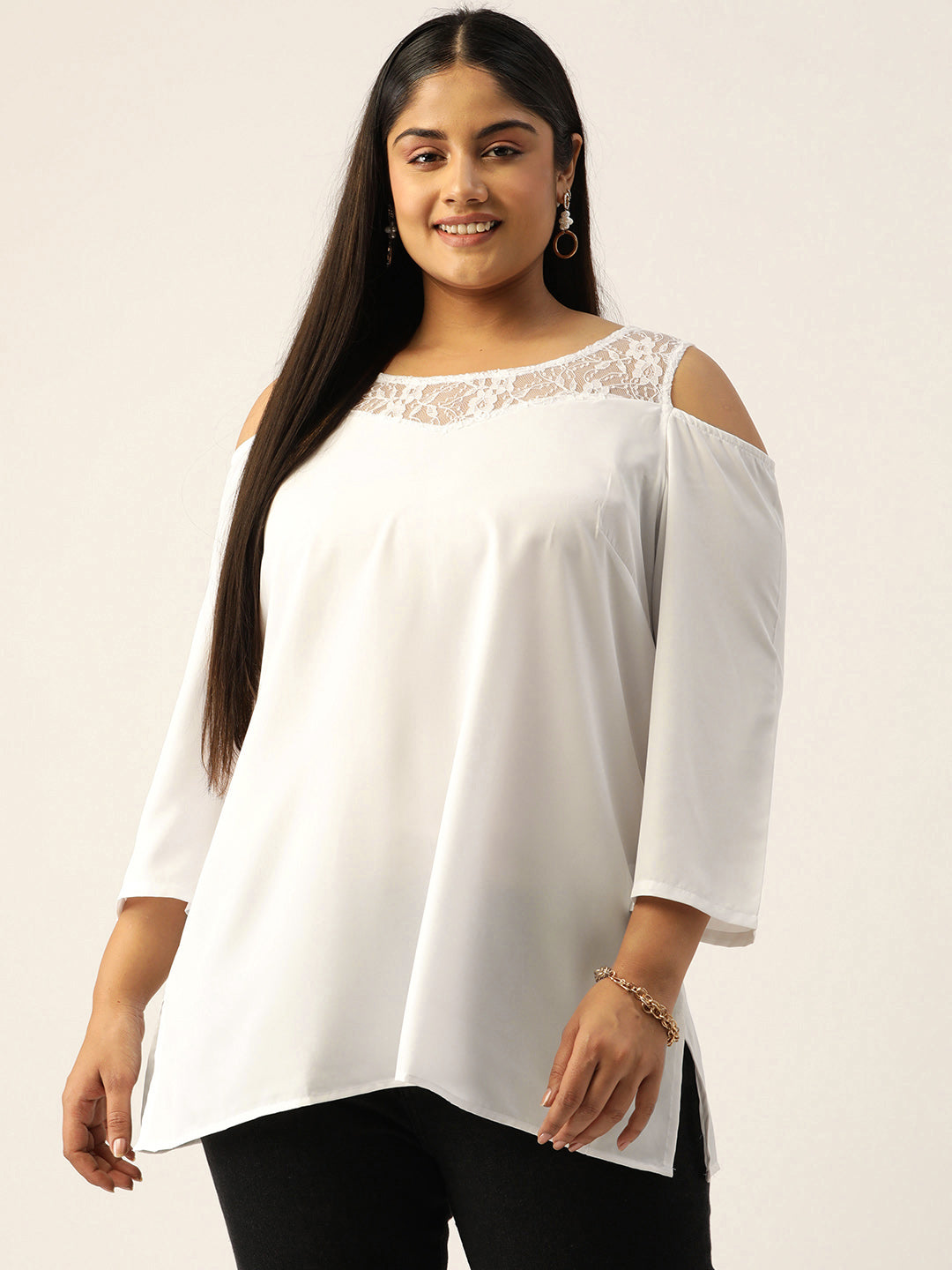 Elegant Plus Size Women Casual Top
