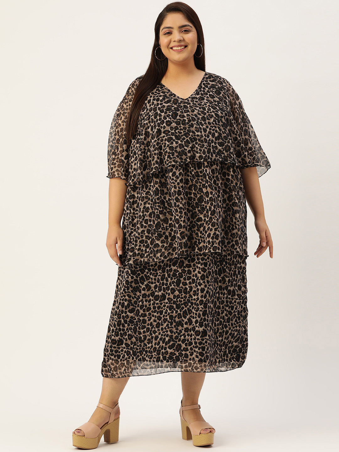 Plus Size Layered Dress