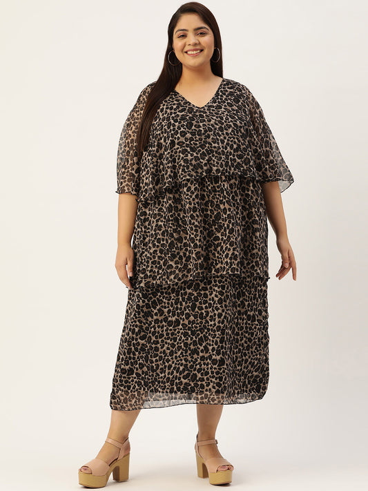 Plus Size Layered Dress