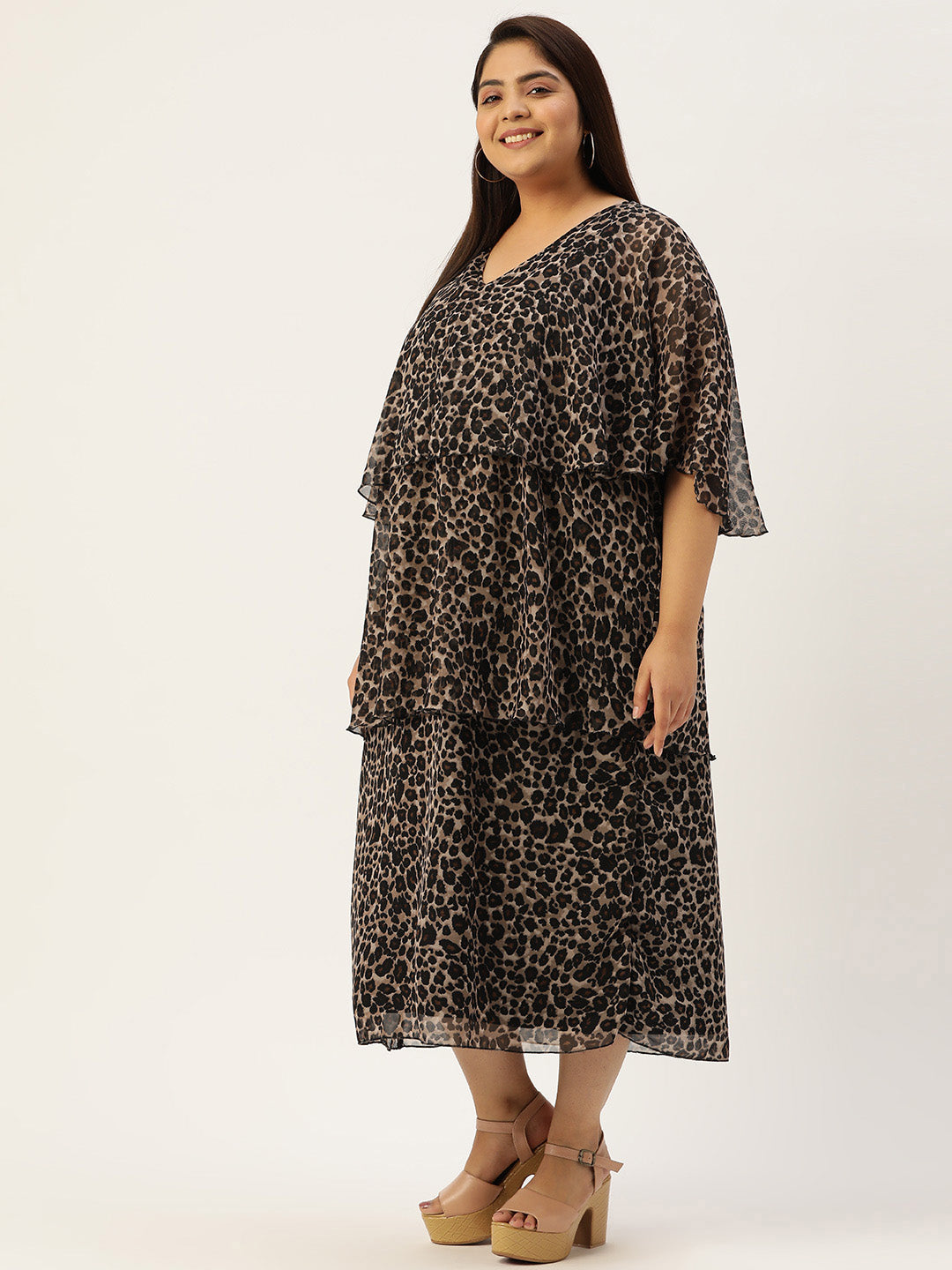 Plus Size Layered Dress