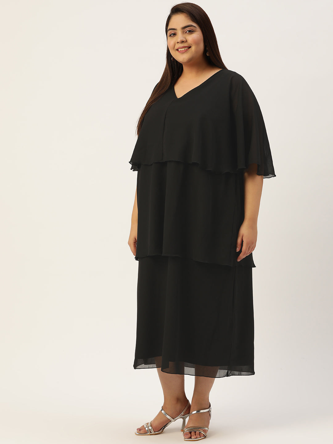Plus Size Layered Dress