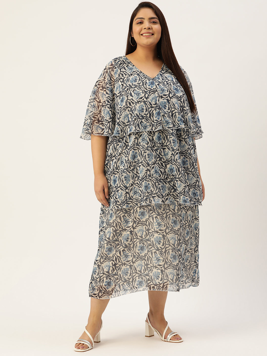 Plus Size Layered Dress