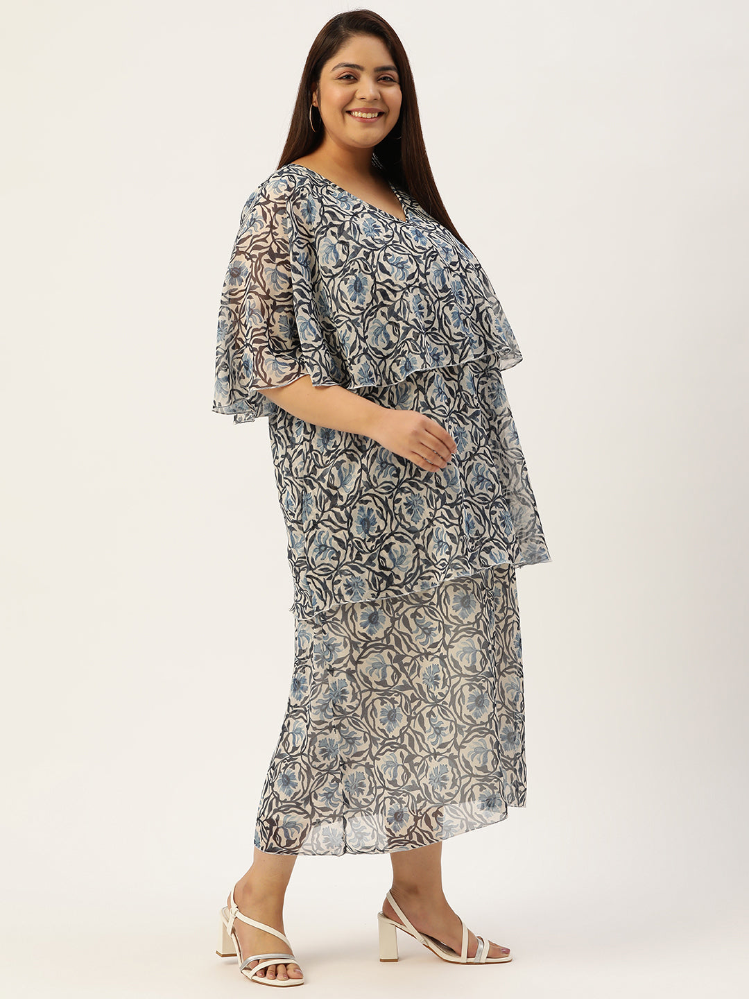 Plus Size Layered Dress