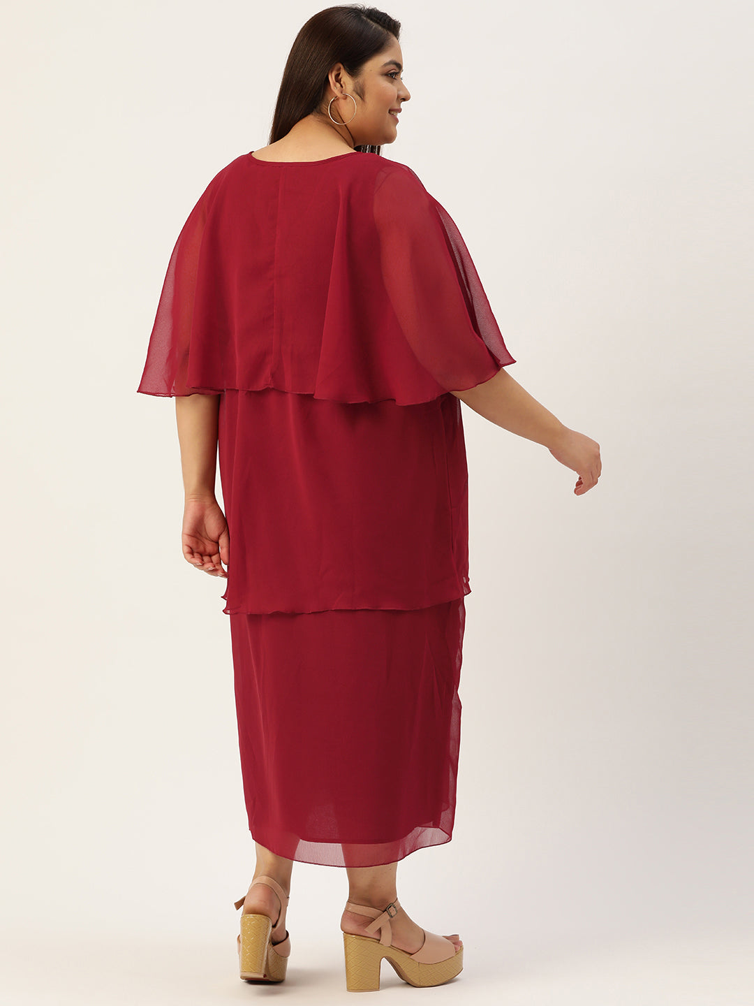 Plus Size Layered Dress