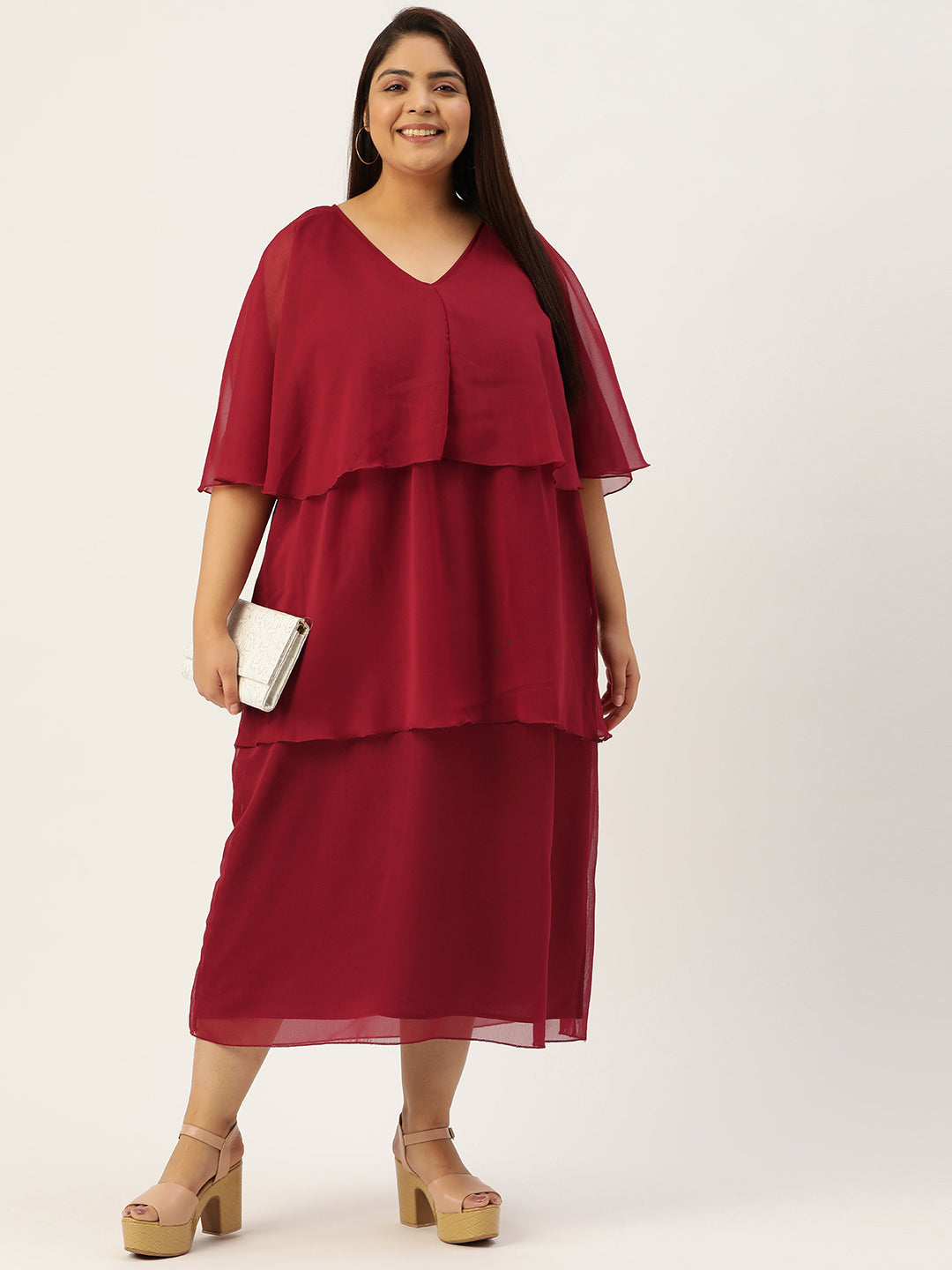 Plus Size Layered Dress