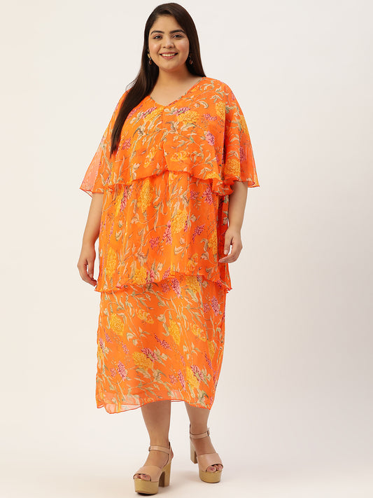Plus Size Layered Dress