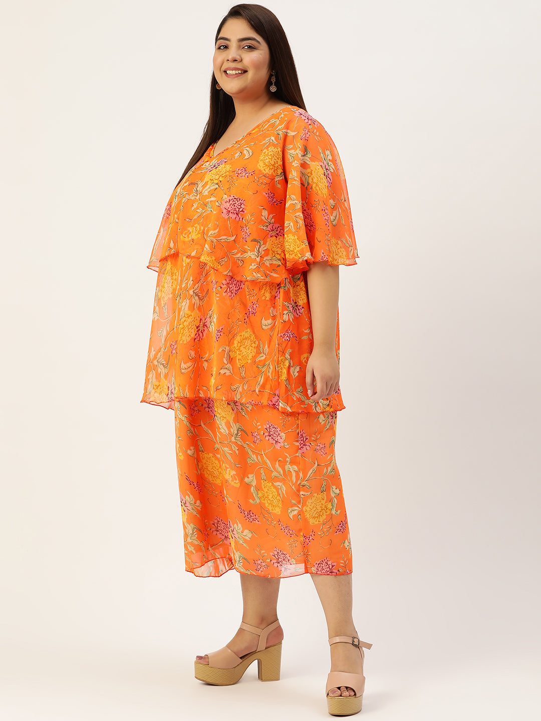 Plus Size Layered Dress