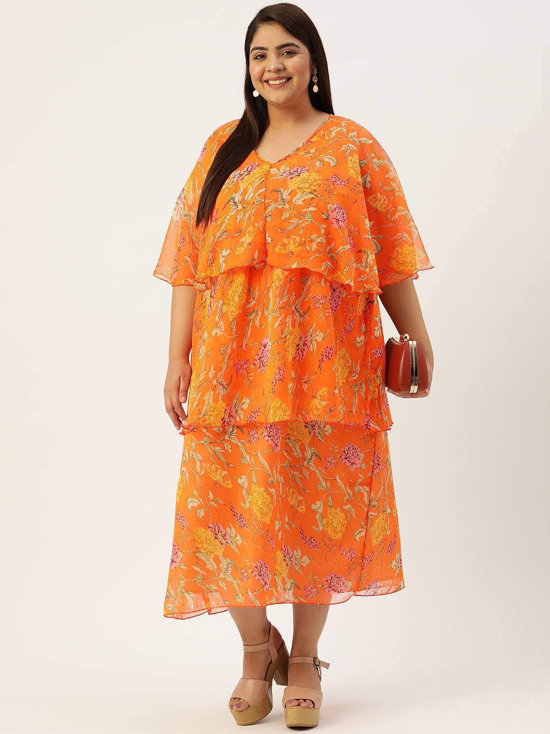 Plus Size Layered Dress