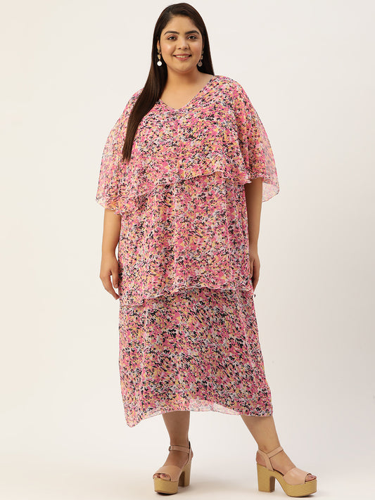 Plus Size Layered Dress
