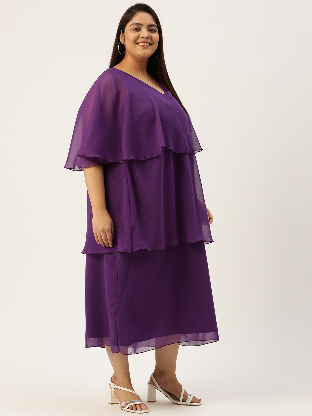 Plus Size Layered Dress
