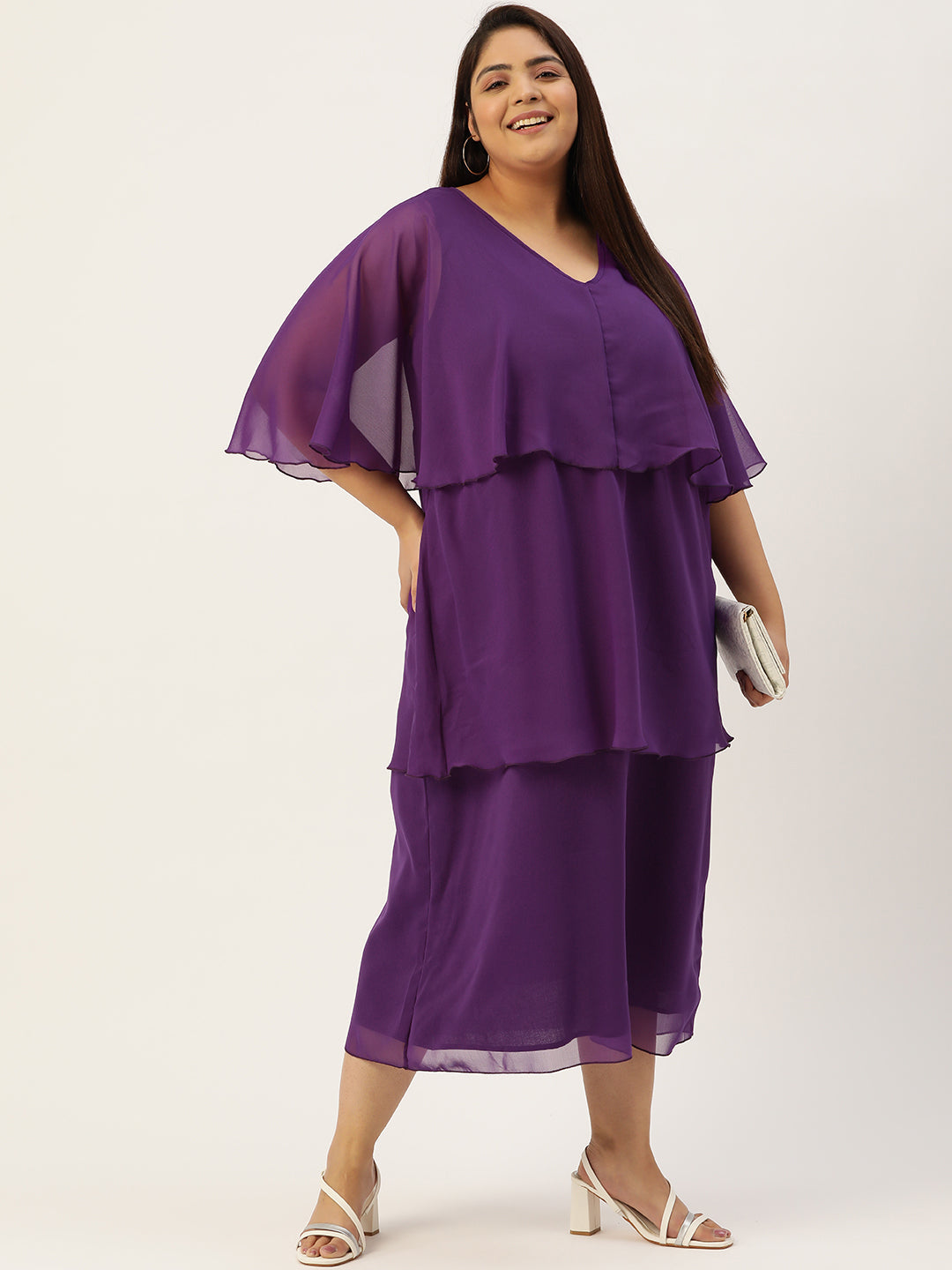 Plus Size Layered Dress