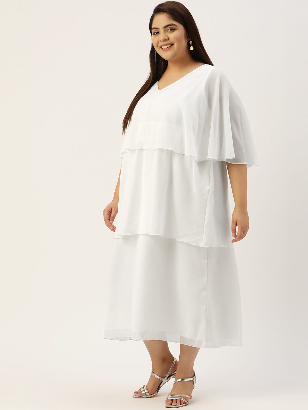 Plus Size Layered Dress