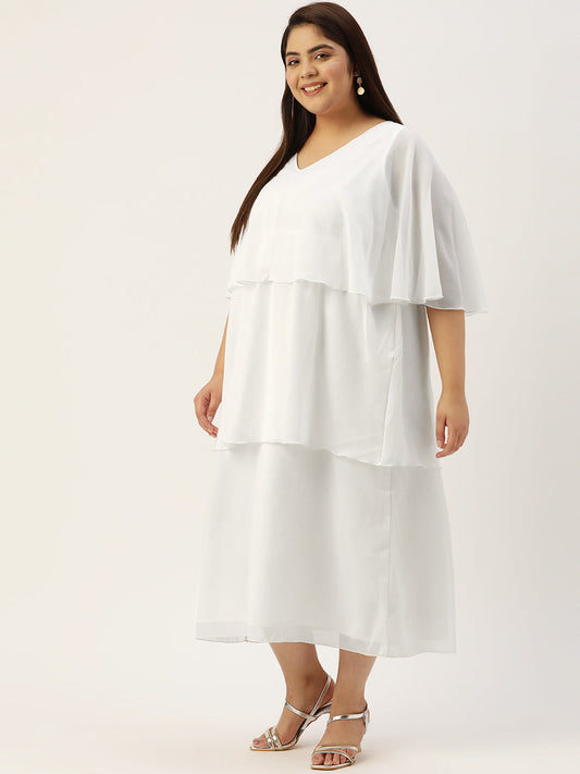 Plus Size Layered Dress