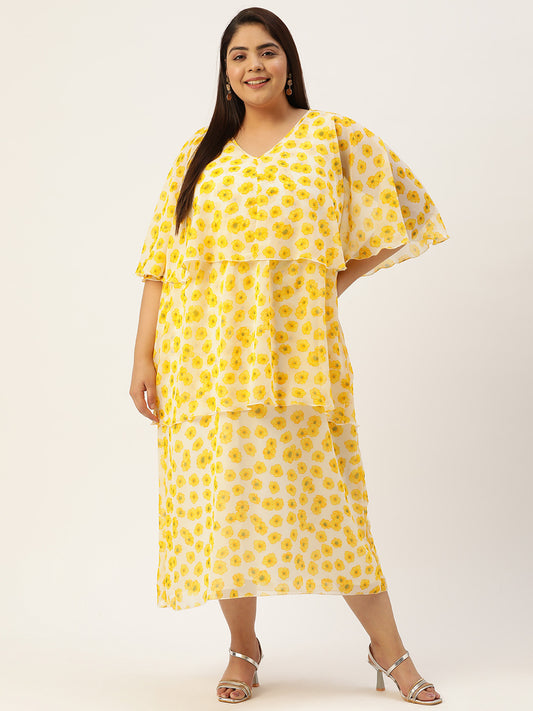 Modern Trendy Plus Size Women’s Dress