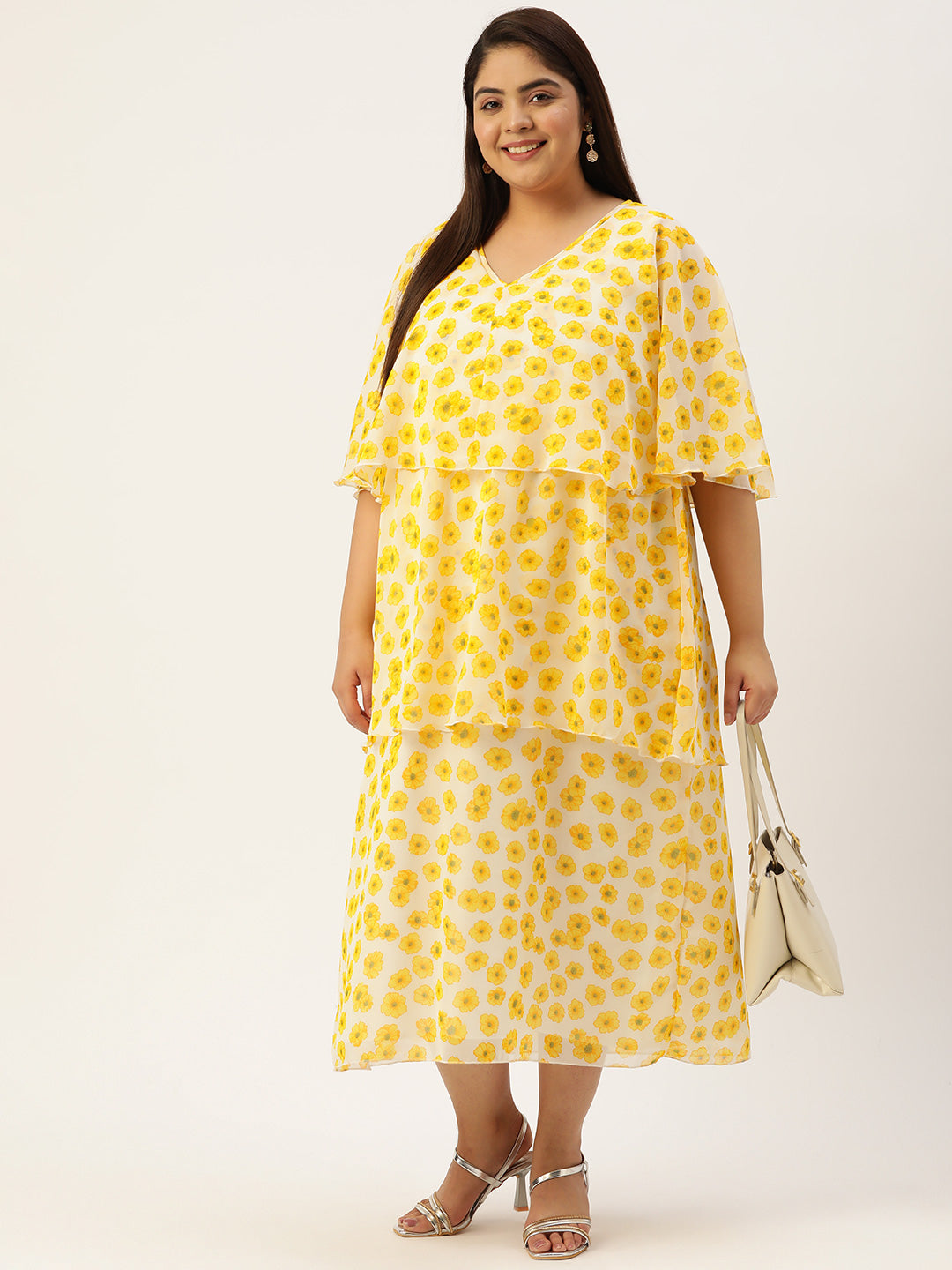 Modern Trendy Plus Size Women’s Dress
