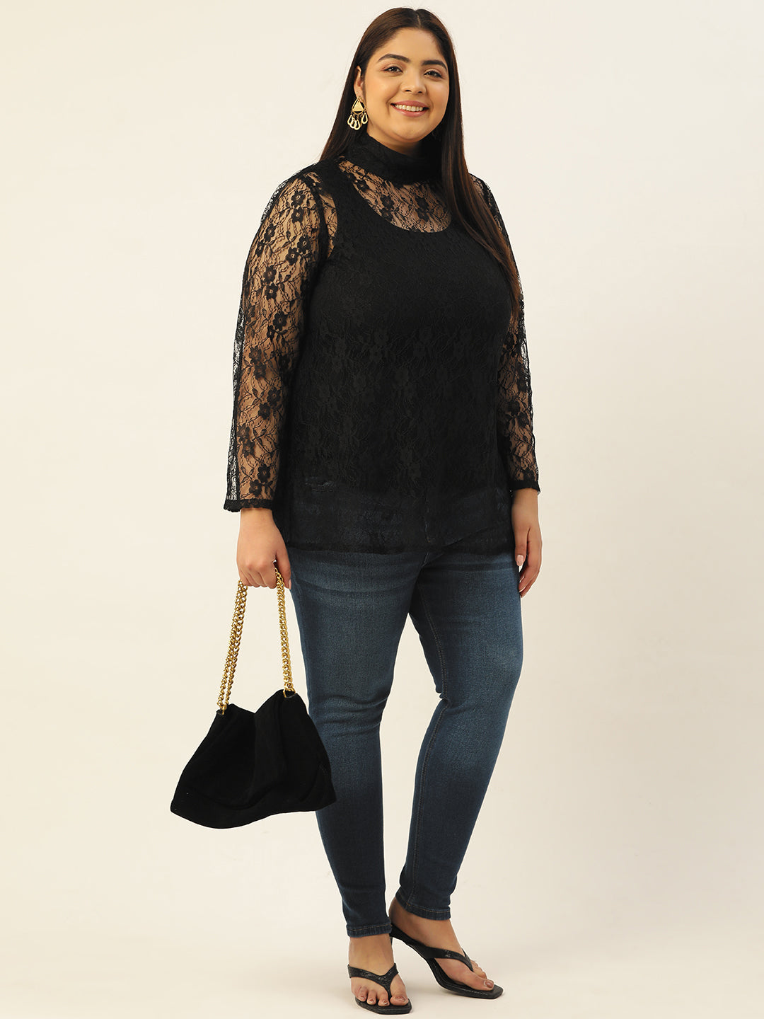 Elegant Plus Size Women Casual Top