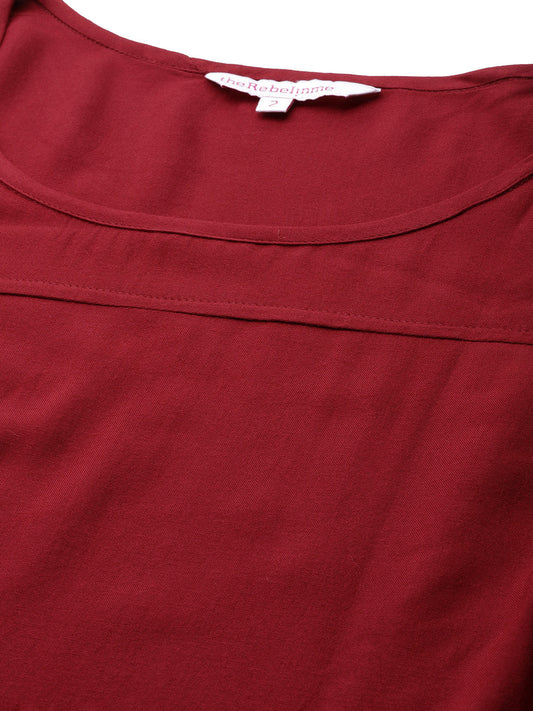 Modern Trendy Plus Size Women’s Dress