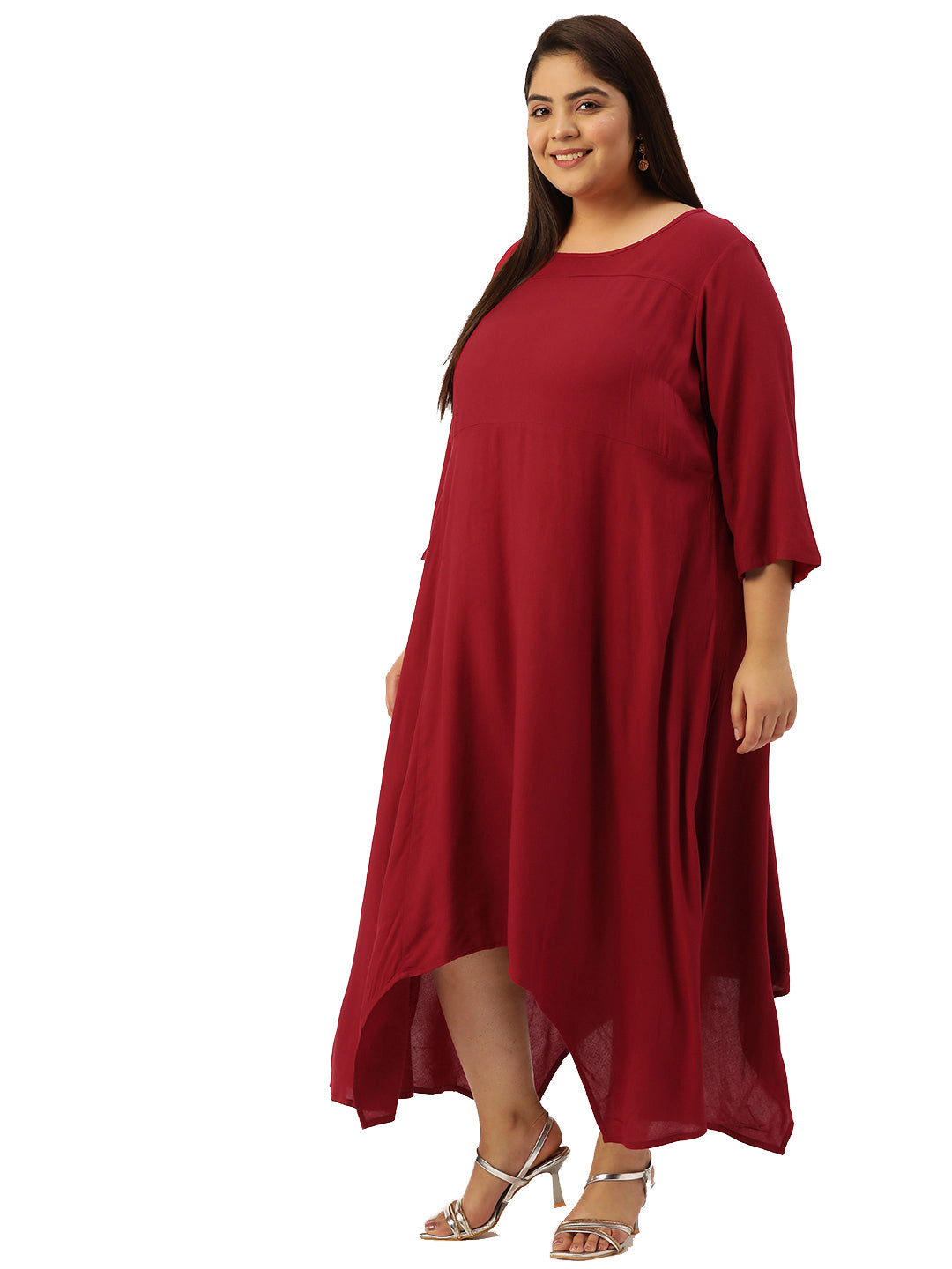 Modern Trendy Plus Size Women’s Dress