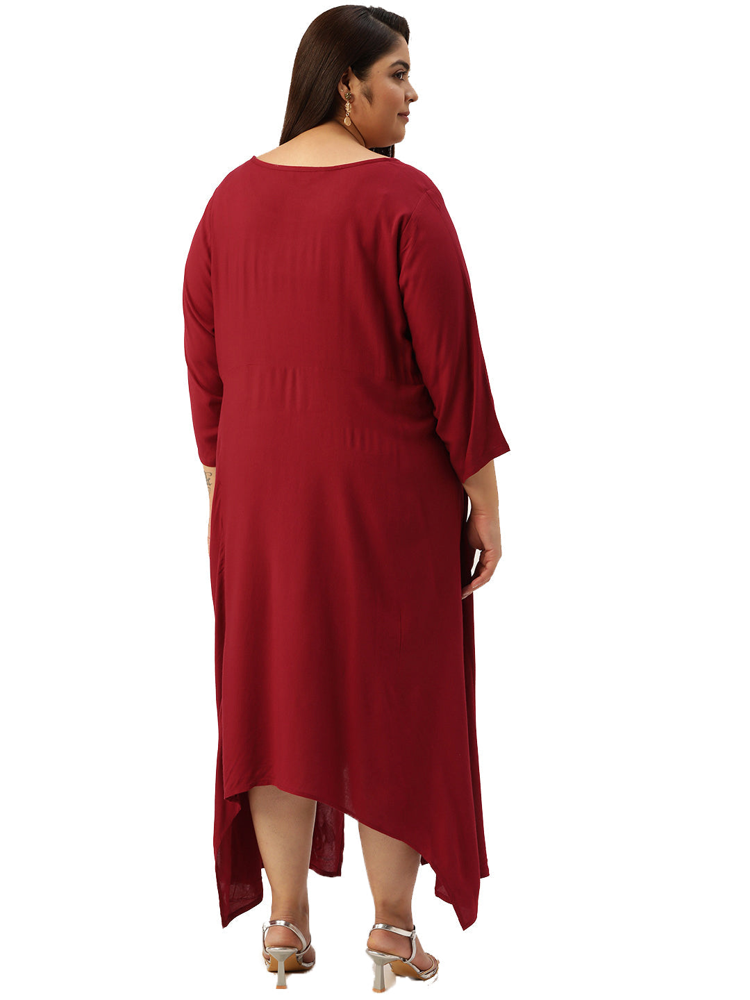 Modern Trendy Plus Size Women’s Dress