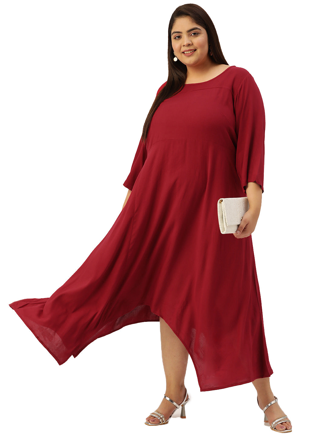 Modern Trendy Plus Size Women’s Dress