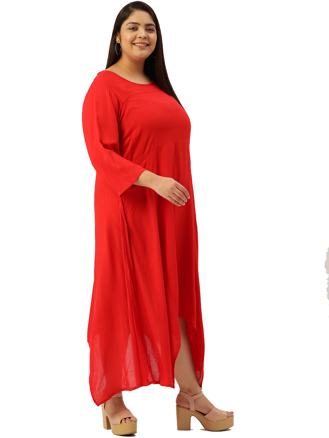 Modern Trendy Plus Size Women’s Dress