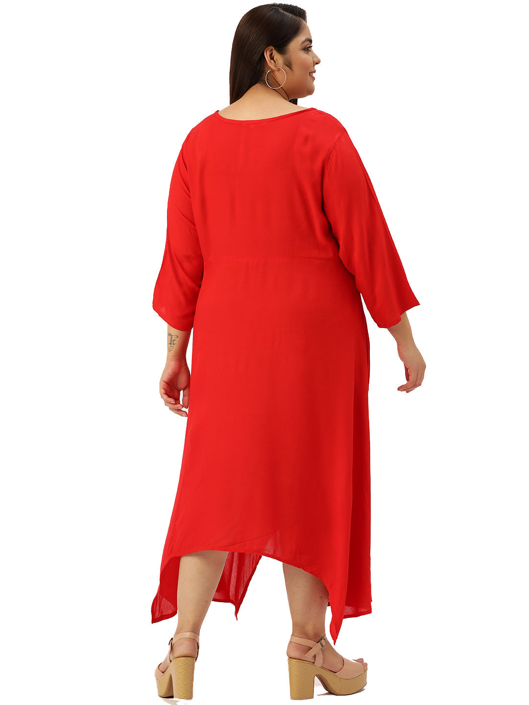 Modern Trendy Plus Size Women’s Dress
