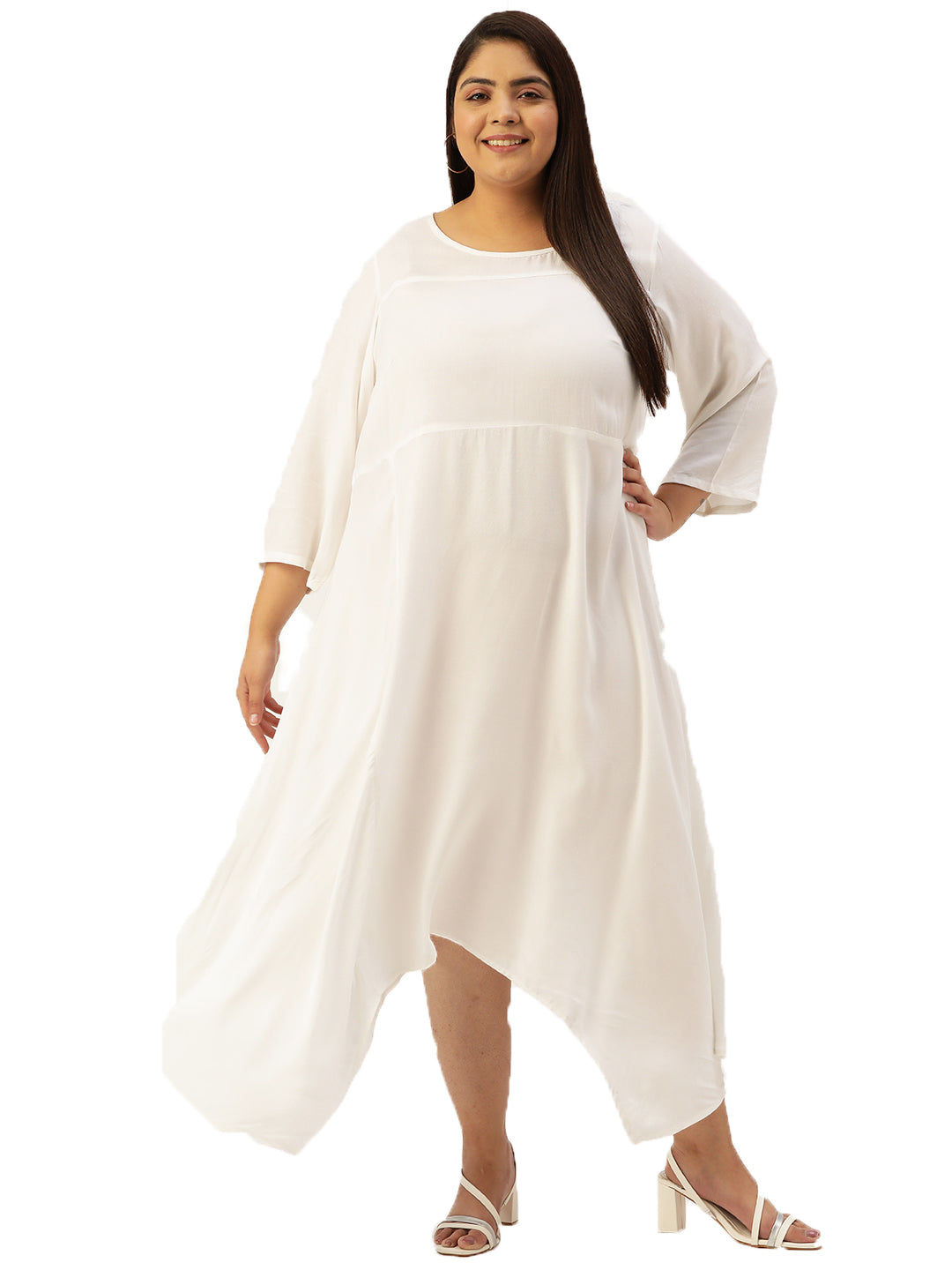 Modern Trendy Plus Size Women’s Dress