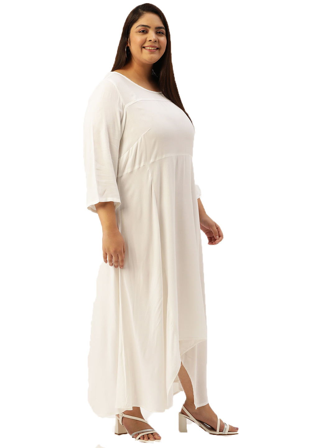 Modern Trendy Plus Size Women’s Dress