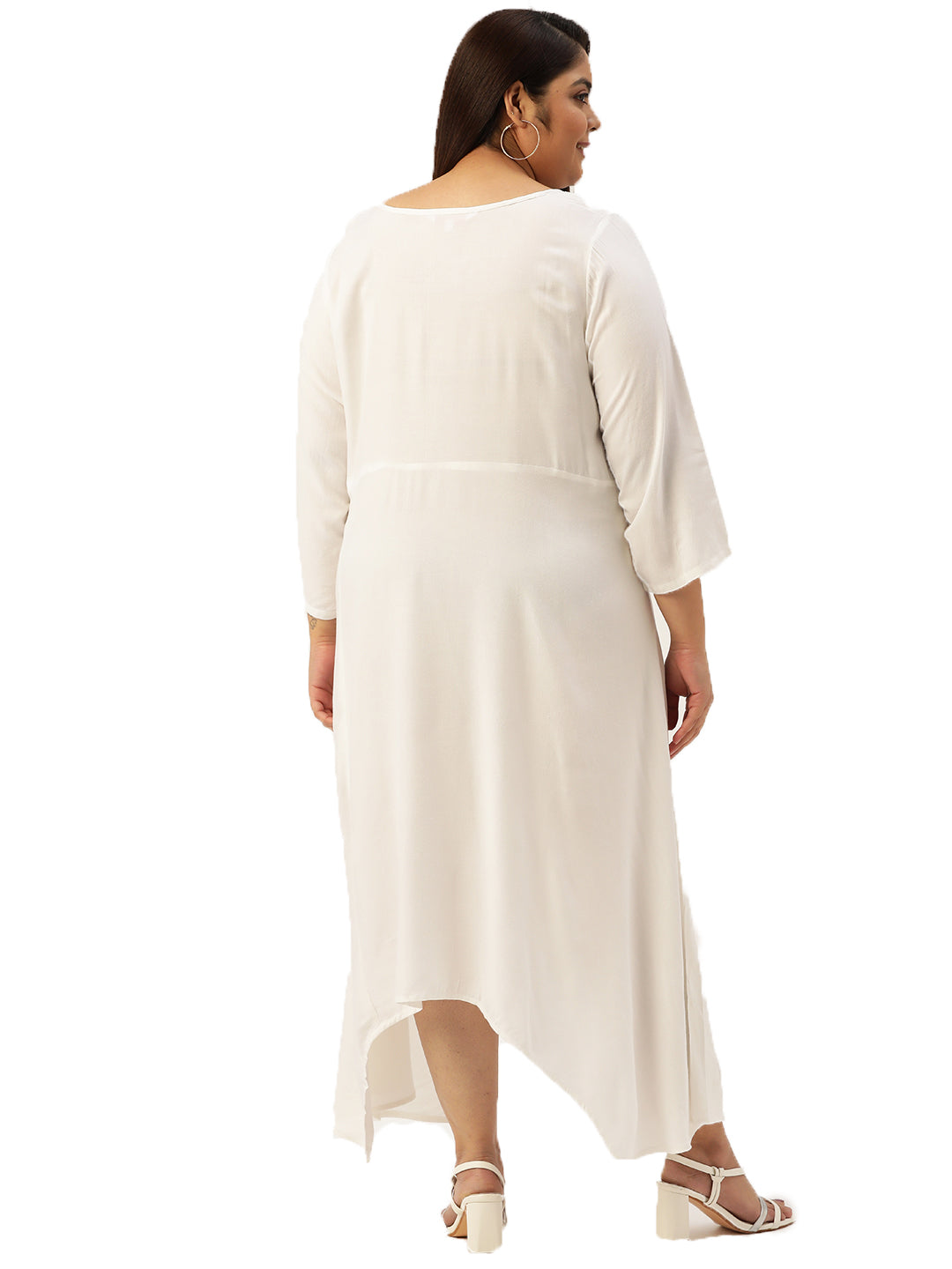 Modern Trendy Plus Size Women’s Dress