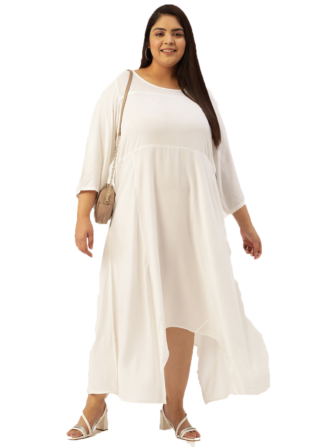 Modern Trendy Plus Size Women’s Dress