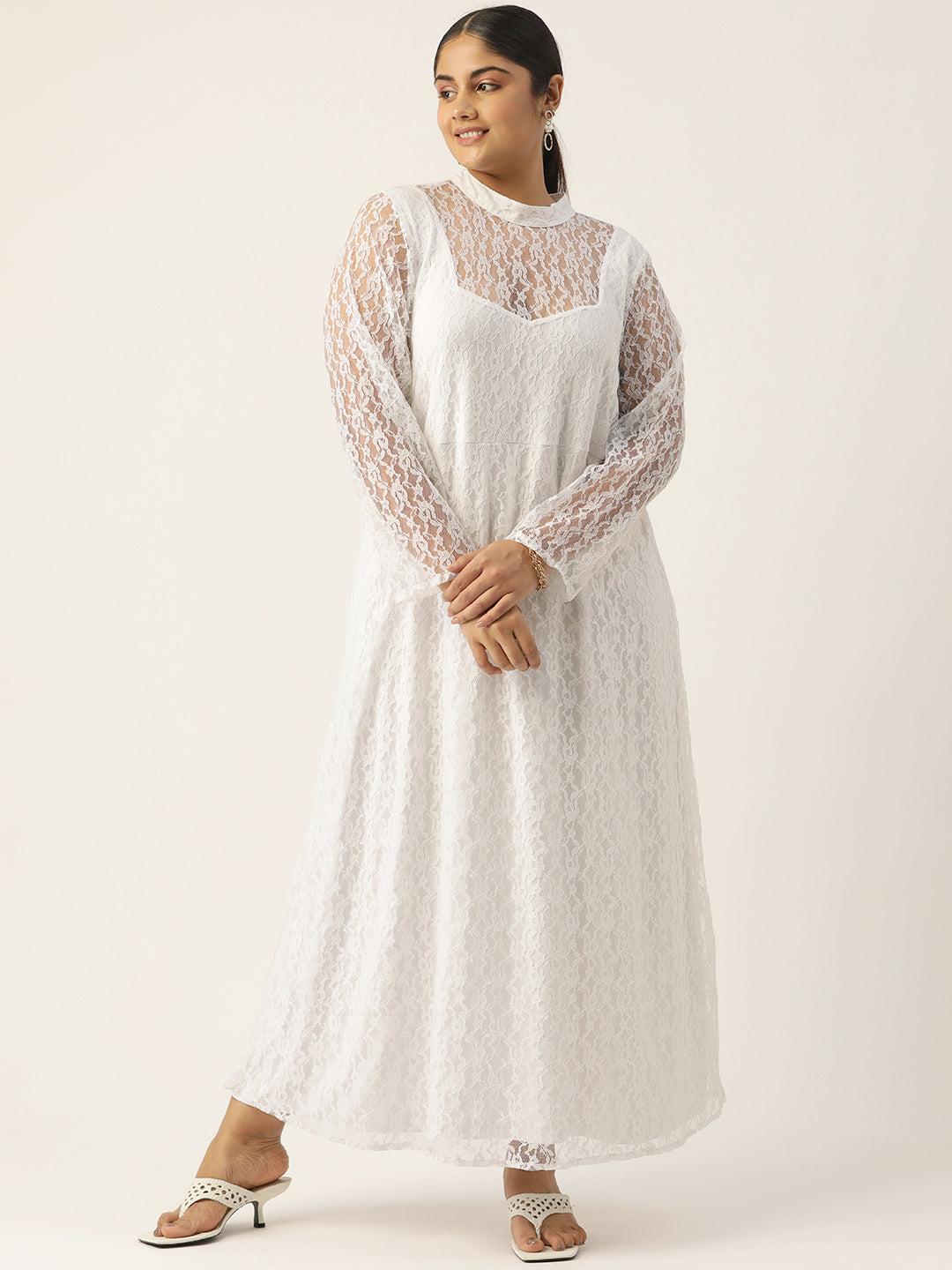 Modern Trendy Plus Size Women’s Dress