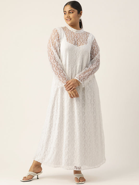 Modern Trendy Plus Size Women’s Dress