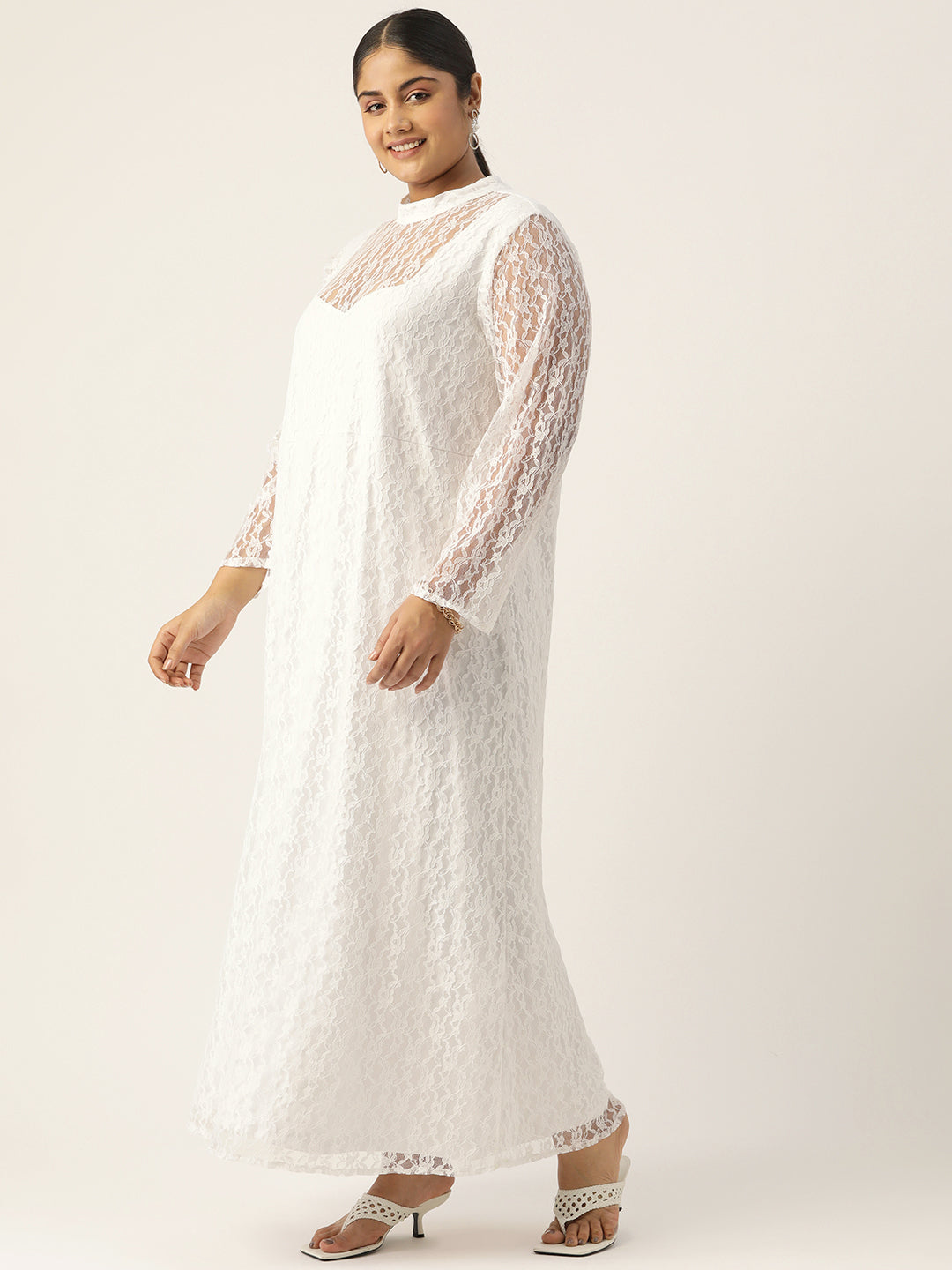 Modern Trendy Plus Size Women’s Dress
